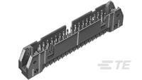 5111008-8 TE Connectivity AMP-LATCH Series Vertical Board Mount PCB Header, 34 Contact(s), 2.54mm Pitch, 2 Row(s), Shrouded