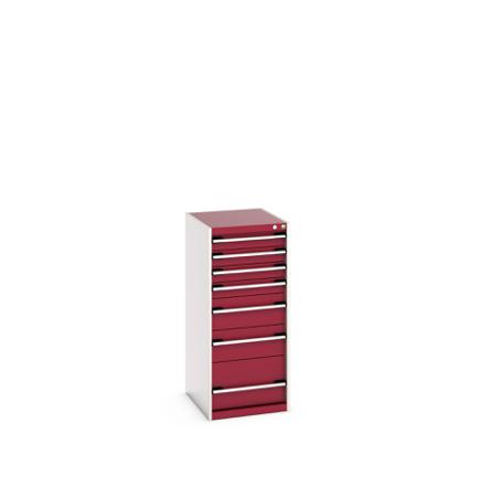 40018067-24V Bott 7 Cabinet, Steel, 1200mm x 650mm x 525mm, Red