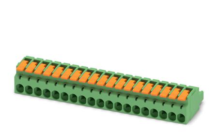 1110604 Phoenix Contact, 5.08mm Pitch, 19 Way, , Pluggable Terminal Block, Plug, Cable Mount, Push-In Termination,