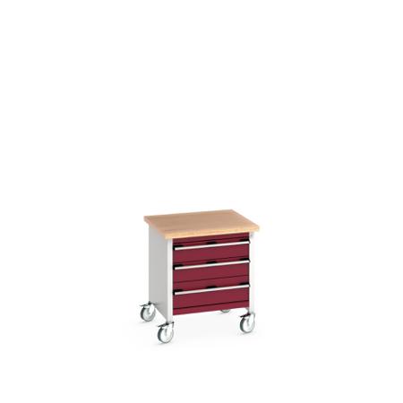 41002091-24V Bott 41002091.24V Portable Sheet Steel Workbench, 840mm x 750mm x 750mm