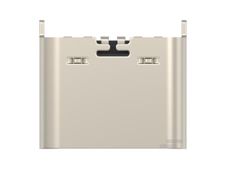 2480790-1 TE Connectivity Straight, Top Mount, Receptacle- Single Port Type C 2 USB C Connector