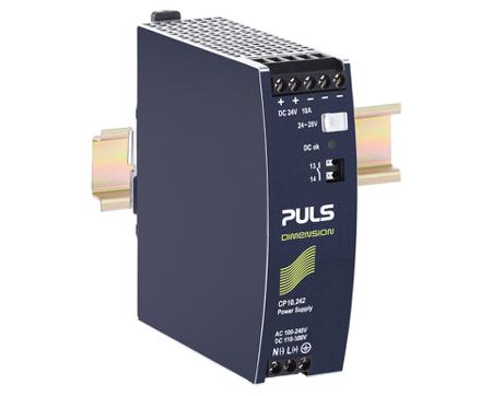 CP10-242 PULS CP10 DIN Rail Power Supply, 240V ac, dc Input, 24V dc Output, 10A Output, 240W