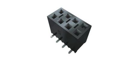 SSM-112-S-SV-K-TR Samtec SSM Series Vertical Surface Mount PCB Socket, 12-Contact, 1-Row, 2.54mm Pitch, SMT Termination