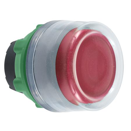 ZB5APA4C0 Schneider Electric Harmony Series Red Spring Return Push Button, 22mm Cutout, IP66, IP67