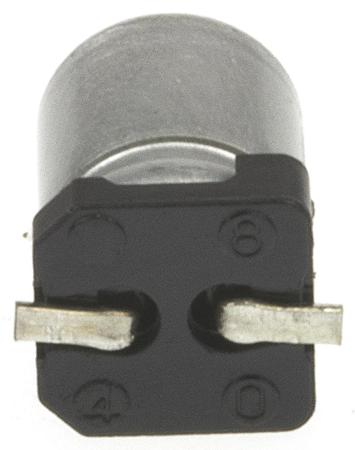 EEEFK1E100AR Panasonic Aluminium Electrolytic Capacitor 10μF 25V dc 4mm B FK SMD Series, Surface Mount Electrolytic, ±20%