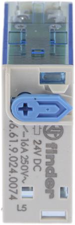 46-61-9-024-0074 Finder SPDT Non-Latching Relay Plug In, 24V dc Coil, 16 A