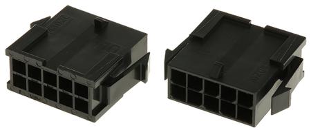 43020-1000 Molex MICRO-FIT 3.0 43020, 3mm Pitch, 10 Way, 2 Row Male Connector Housing