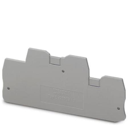 3205187 Phoenix Contact D-QTTCB 1.5 Series End Cover for Use with DIN Rail Terminal Blocks