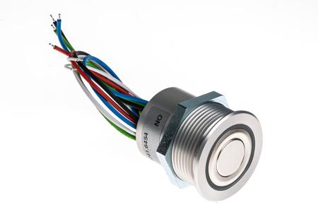 1241.6454 Schurter Illuminated Push Button Switch, Momentary, Panel Mount, 30mm Cutout, SPST, Blue, Green, Red LED, 4 →