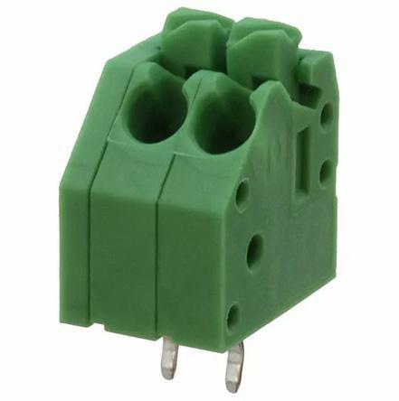 1984963 Phoenix Contact PTSA 1.5/ 2-3.5-F Series PCB Terminal Block, 3.5mm Pitch, Through Hole Mount, Solder Termination