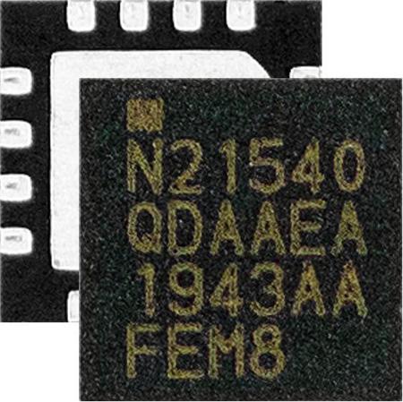 nRF21540-QDAA-R7  Nordic Semiconductor, RF Amplifier, 13 dB 2.4 GHz, 16-Pin QFN16
