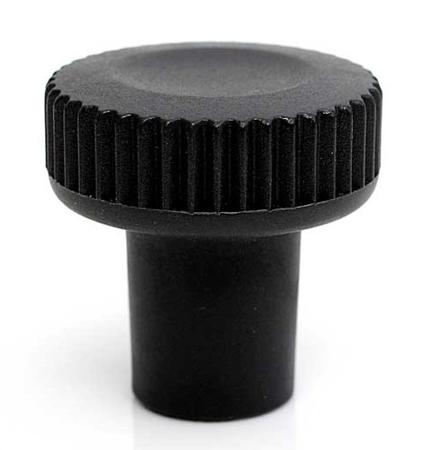 188-862 RS PRO Black Thermoplastic Thumbscrew Clamping Knob, M8, Threaded Mount