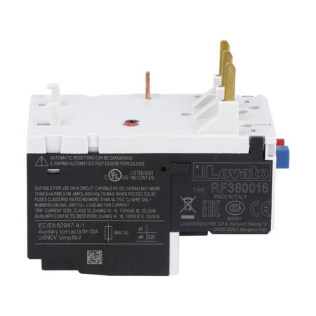 RF380400 Lovato Thermal Overload Relay -, 2.5 → 4 A F.L.C, 4 A Contact Rating, 3P