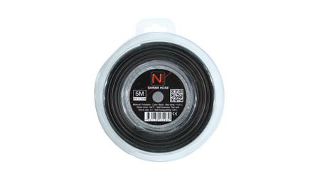 NHS-9-5-0-5M NEMIQ Heat Shrink Tube, Black 9.5mm Sleeve Dia. x 5m Length 2:1 Ratio, NHS Series