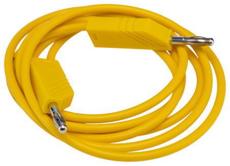 934064103 Hirschmann Test & Measurement Test lead, 16A, 60V dc, Yellow, 1.5m Lead Length
