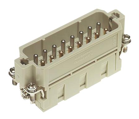 09200162691 HARTING Heavy Duty Power Connector Insert, 16A, Male, Han-A Series, 16 Contacts