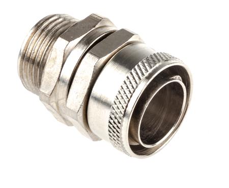 7TCA296020R0153--SP20-M20-B Adaptaflex M20 Swivel Cable Conduit Fitting, Silver 20mm nominal size