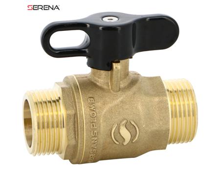 565006S Sferaco Nickel Plated Brass Ball Valve, Ball Valve, Threaded, BSP 1in, 40bar Operating Pressure