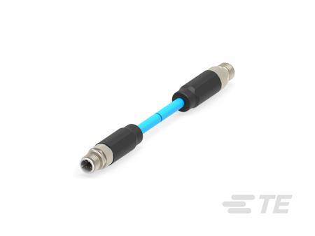 3-2322330-6 TE Connectivity Male 4 way M12 to 4 way M12 Sensor Actuator Cable, 18.5 m