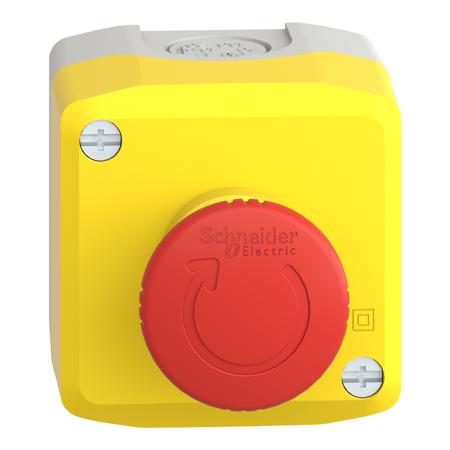 XALK1781H29 Schneider Electric XALK Series Turn to Release Emergency Stop Push Button, 1 NC, IP66, IP67, IP69(IP69K)