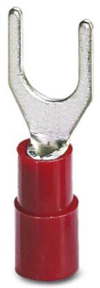 3240034 Phoenix Contact C-FCI 1.5/M4 Insulated Crimp Spade Connector, 0.5mm² to 1.5mm², M4 Stud Size Polyamide, Red