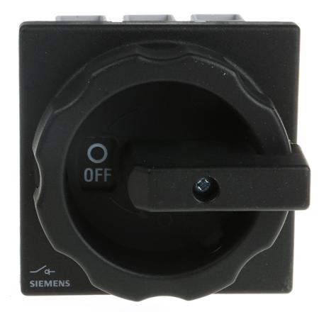 3LD2804-0TK51 Siemens 3P Pole Panel Mount Isolator Switch - 125A Maximum Current, 45kW Power Rating, IP65