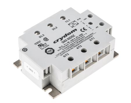 GN350DSZ Sensata Crydom GN3 Series Solid State Relay, 50 A rms Load, Panel Mount, 600 V ac Load, 32 V dc Control