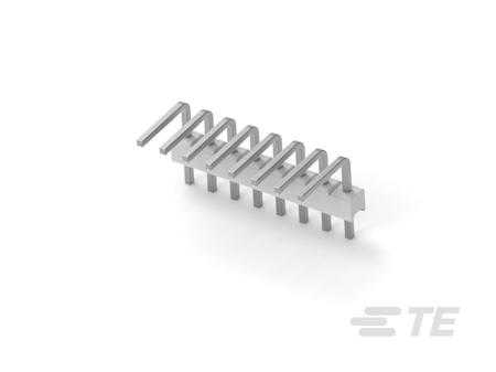 3-644457-8 TE Connectivity MTA100 Series Right Angled Through Hole PCB Header, 8 Contact(s), 1 Row(s), Unshrouded