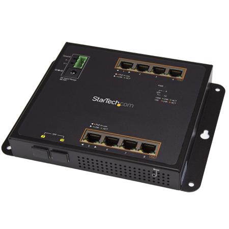 IES101GP2SFW StarTech.com , Managed 8 Port Ethernet Switch With PoE M