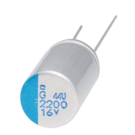 APSG250ELL560MF05S Nippon Chemi-Con 56μF Through Hole Polymer Capacitor, 25V dc