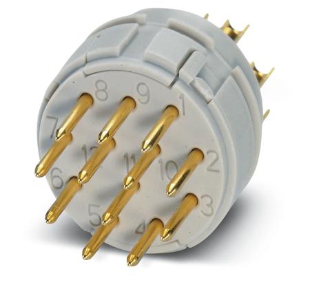 1596856 Phoenix Contact Male Connector Insert 12 Way for use with Circular Connector