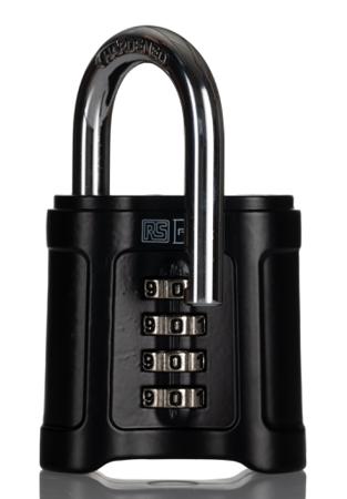 196-3963 RS PRO Combination Padlock 55mm