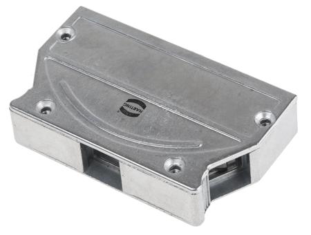 61030010021 HARTING D-Sub, InduCom Series Metal Angled, Straight D Sub Backshell, 37 Way