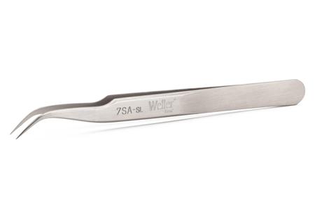 7SASL Weller Erem 120 mm, Stainless Steel, Pointed; Relieved, Tweezers