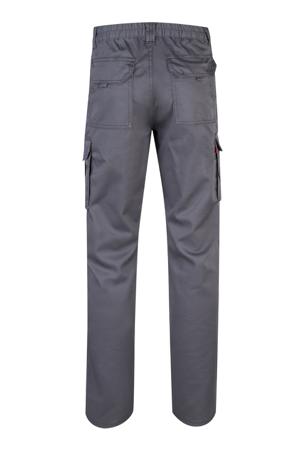 103005S_08_54 Velilla 103005S Grey 16% Polyester, 38% EME, 46% Cotton Stretchy Trousers 45in, 115cm Waist