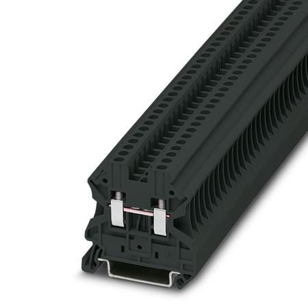 3045088 Phoenix Contact  UT 2.5 BK Series Black, Single-Level, Screw Termination