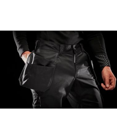 77521_990-C148 Helly Hansen Manchester Black Men's Cotton, Polyester Lightweight, Stretchy Work Trousers 35in, 88cm Waist