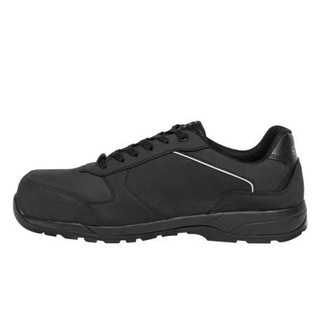 07ROMANE8834-PT-39 Parade Romane Unisex Black  Toe Capped Low safety shoes, UK 6, EU 39