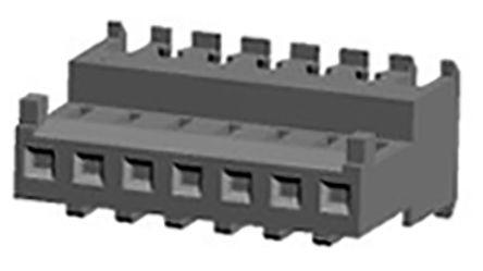 3-644540-7 TE Connectivity MTA-100, 2.54mm Pitch, 7 Way, 1 Row Female Connector Housing