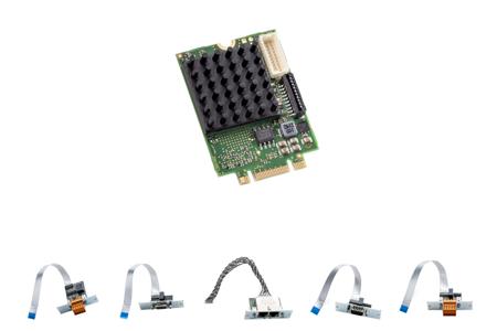 CIFX M3042100BM\SIEM SAMPLEKIT Hilscher 2 Port PCI Express M.2 RJ45, 5 Pin COMBICON, 9 Pin D-Sub Network Card, 100Mbit/s