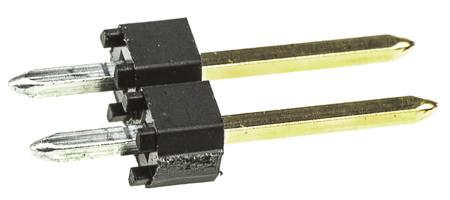 90120-0762 Molex C-GRID III Series, Series Number 90120, 2.54mm Pitch 2 Way 1 Row Straight Pin Header, Through Hole