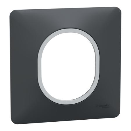 S340702G Anthracite 1 Gang Light Switch Cover