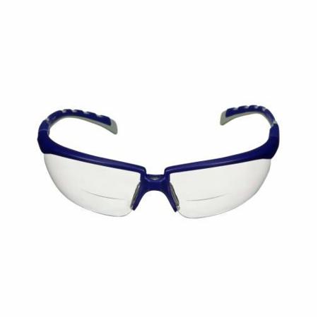 S2025AF-BLU-EU 3M Solus 2000, Scratch Resistant Anti-Mist Safety Goggles with Clear Lenses