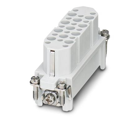 1411481 Phoenix Contact Heavy Duty Power Connector Insert, 10A, Female,  HC-D 25 Series, 25 Contacts