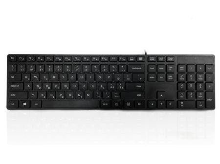 KYBAC301-PBLK-CZ Ceratech  Wired PS/2 Multimedia Keyboard, QWERTZ, Black