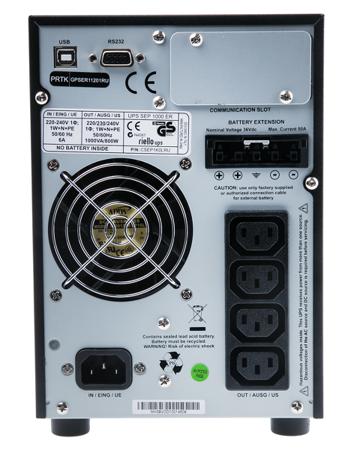 SEP-1000ER Riello Sentinal Pro 1000VA UPS Uninterruptible Power Supply, 800W
