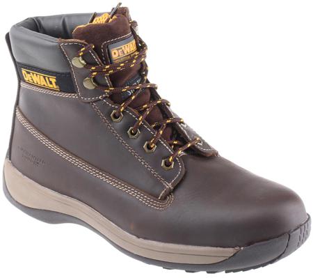 Dewalt Apprentice Brown Size 8 DeWALT Apprentice Brown Steel Toe Capped Men's Safety Boots, UK 8, EU 42