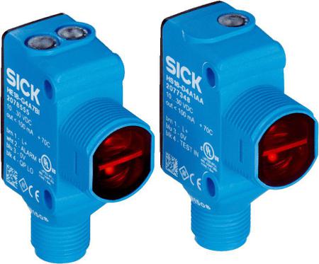HSE18-P4A2AA Sick Through Beam Photoelectric Sensor, Barrel Sensor, 0 → 25 m Detection Range