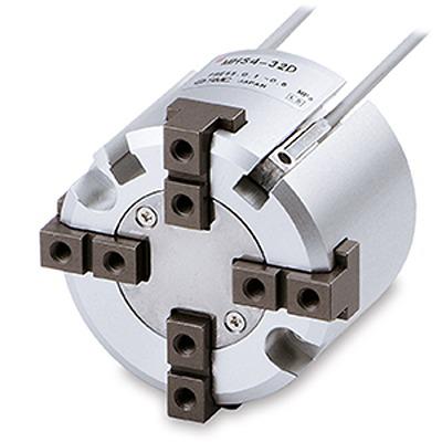 MHS4-16D SMC 4 Finger Double Action Pneumatic Gripper, , Parallel Gripping Type