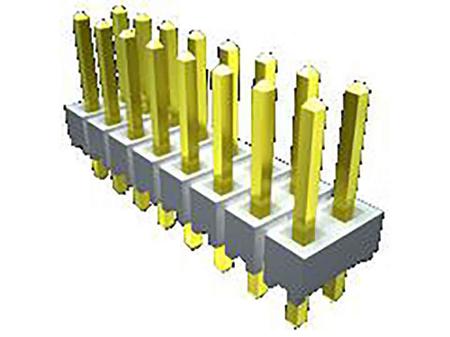 HTSW-102-08-G-S Samtec HTSW Series Straight Through Hole Pin Header, 2 Contact(s), 2.54 mm Pitch, 1 Row, Unshrouded